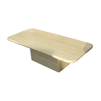Travertine coffee table