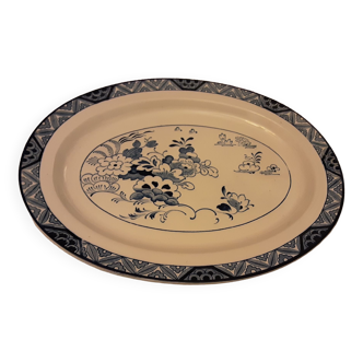 Plat ovale faience anglaise  booths  neterlands