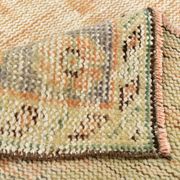 5x9 Vintage Oriental & Bordered Pattern Orange Turkish Rug, 170x274Cm