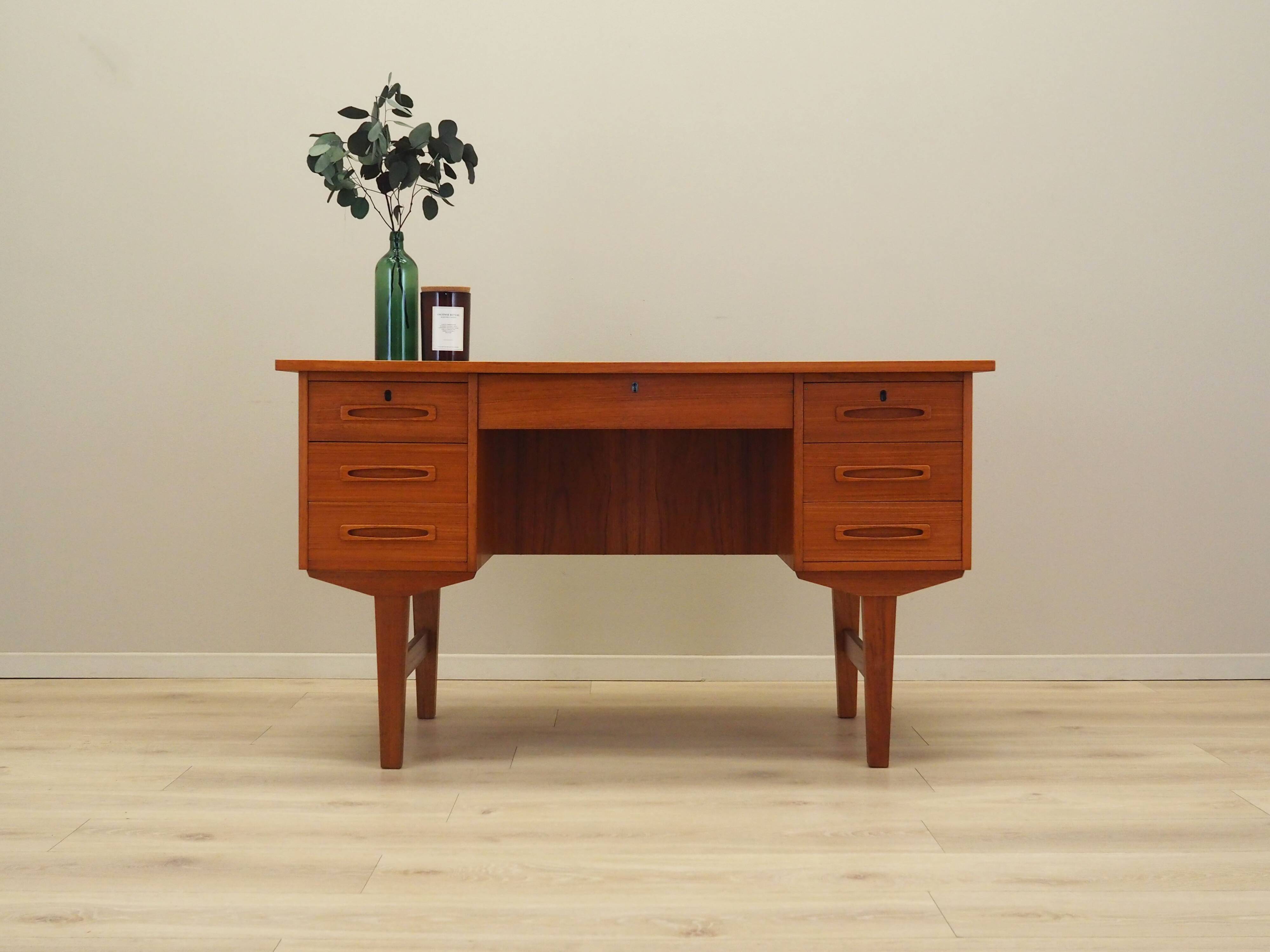 Teak desk, Danish design, 1960s, production: Denmark