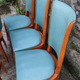 6 art deco chairs 1940