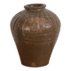 Small antique olive green vase (c.1900)
