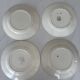 Lot of 4 antique earthenware plates from 1950, Saint Amand - plates bl
