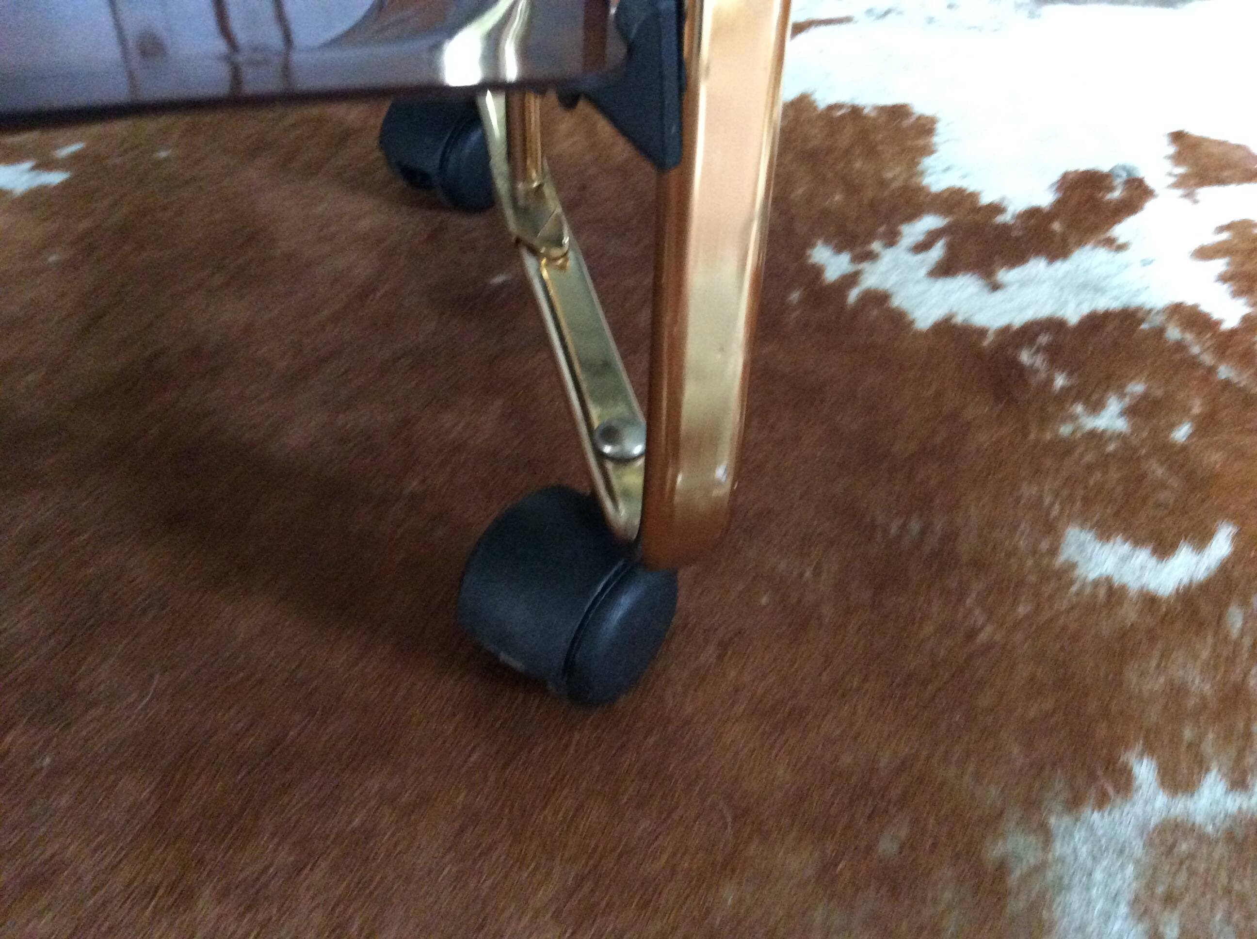 Folding rolling trolley