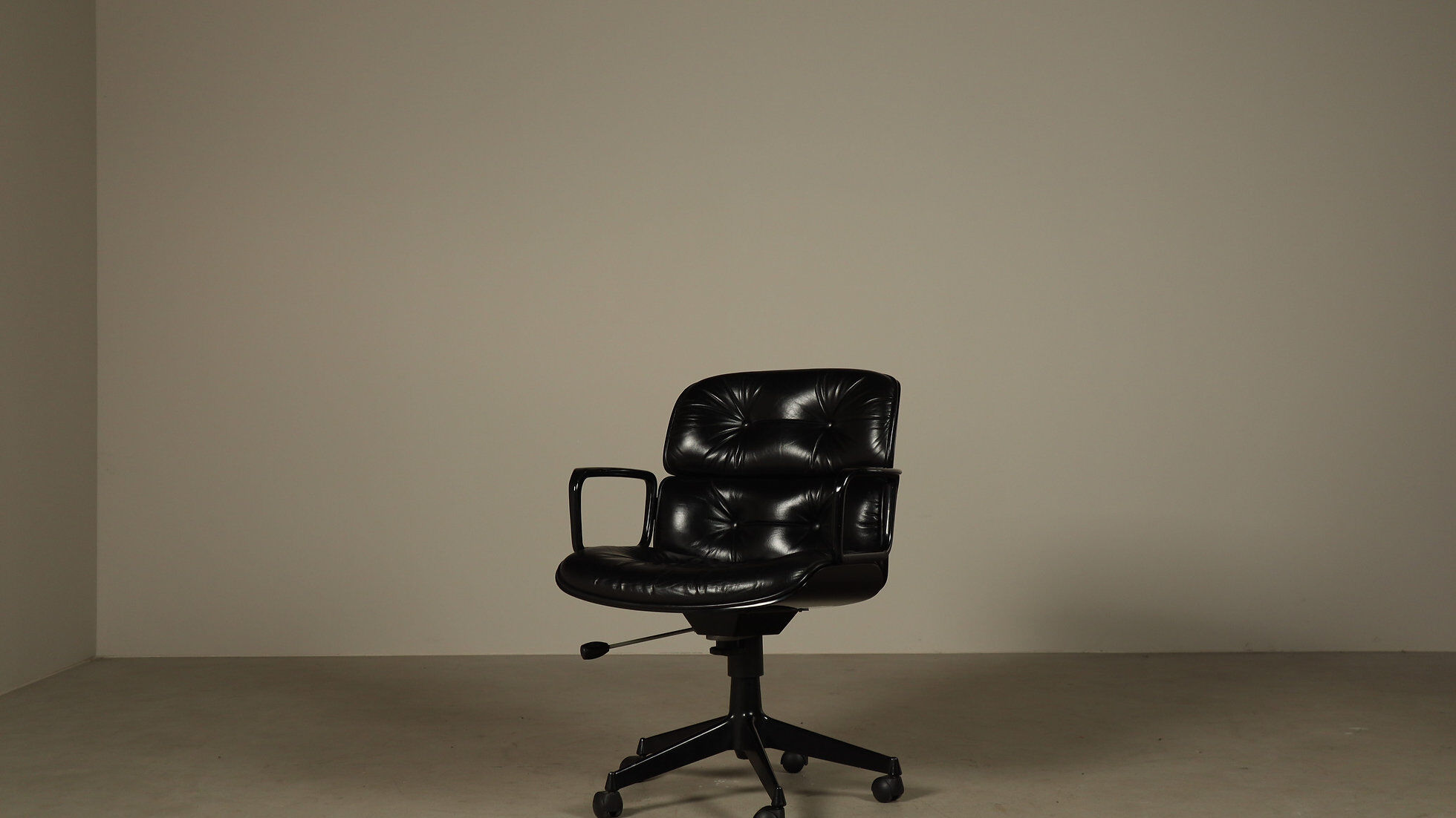 Ennio Fazioli “Parioli” executive office chair for MIM Roma, Italy, 1970s
