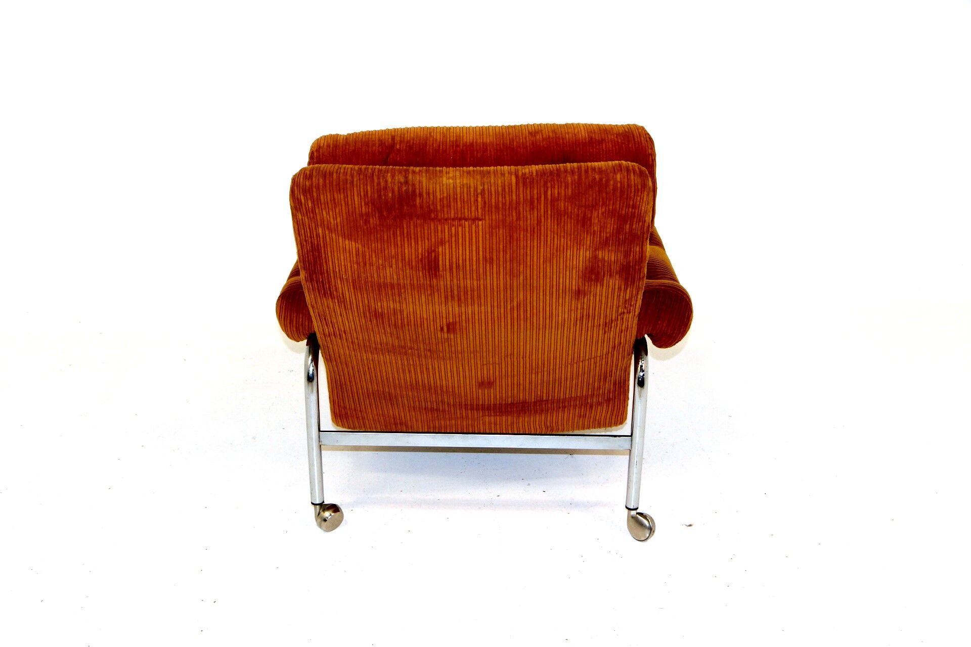 Set of 2 corduroy armchairs, Sweden, 1970
