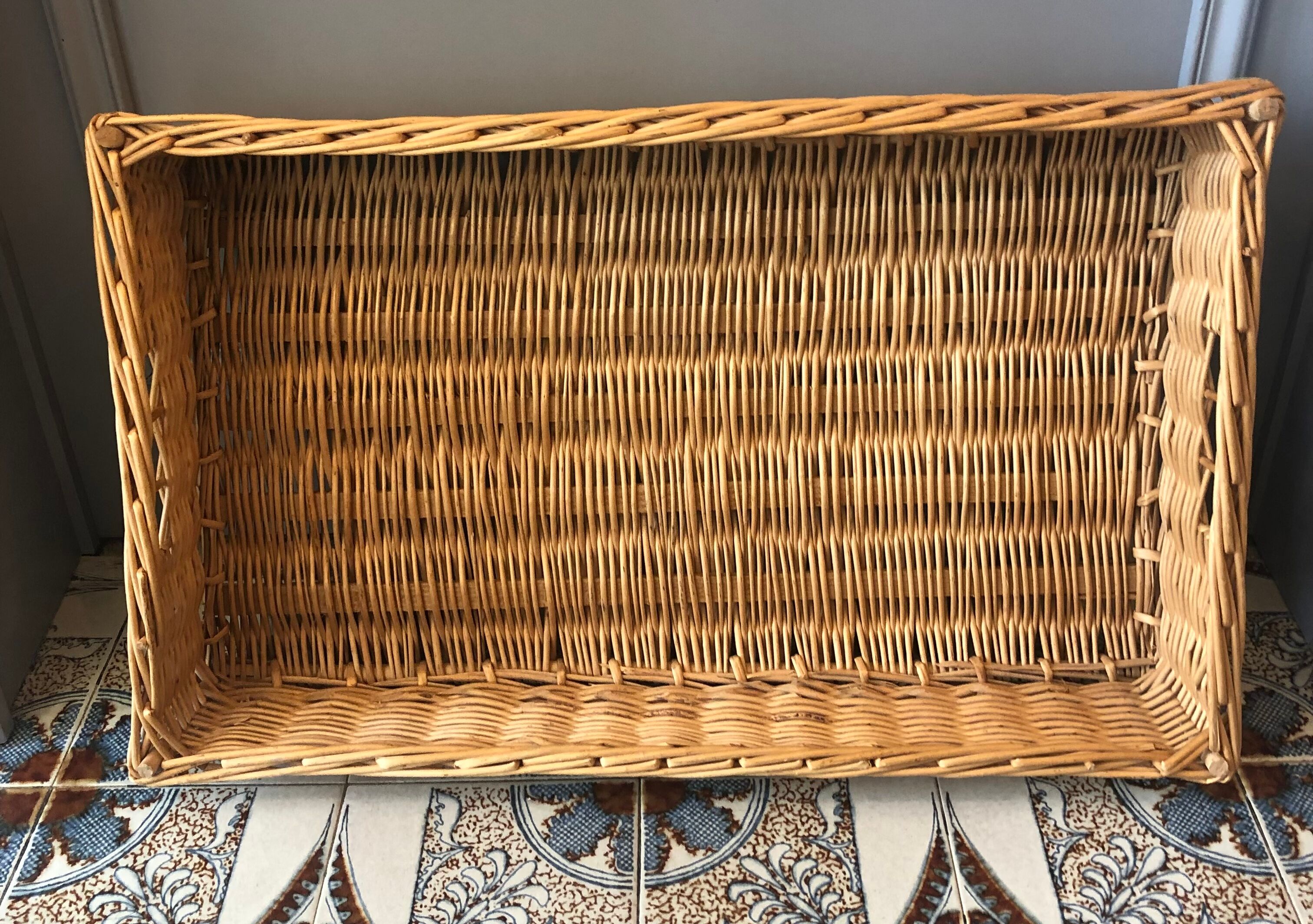 Wicker basket of bakery or cinema opener