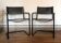 Pair of armchairs cantilever bauhaus 70s