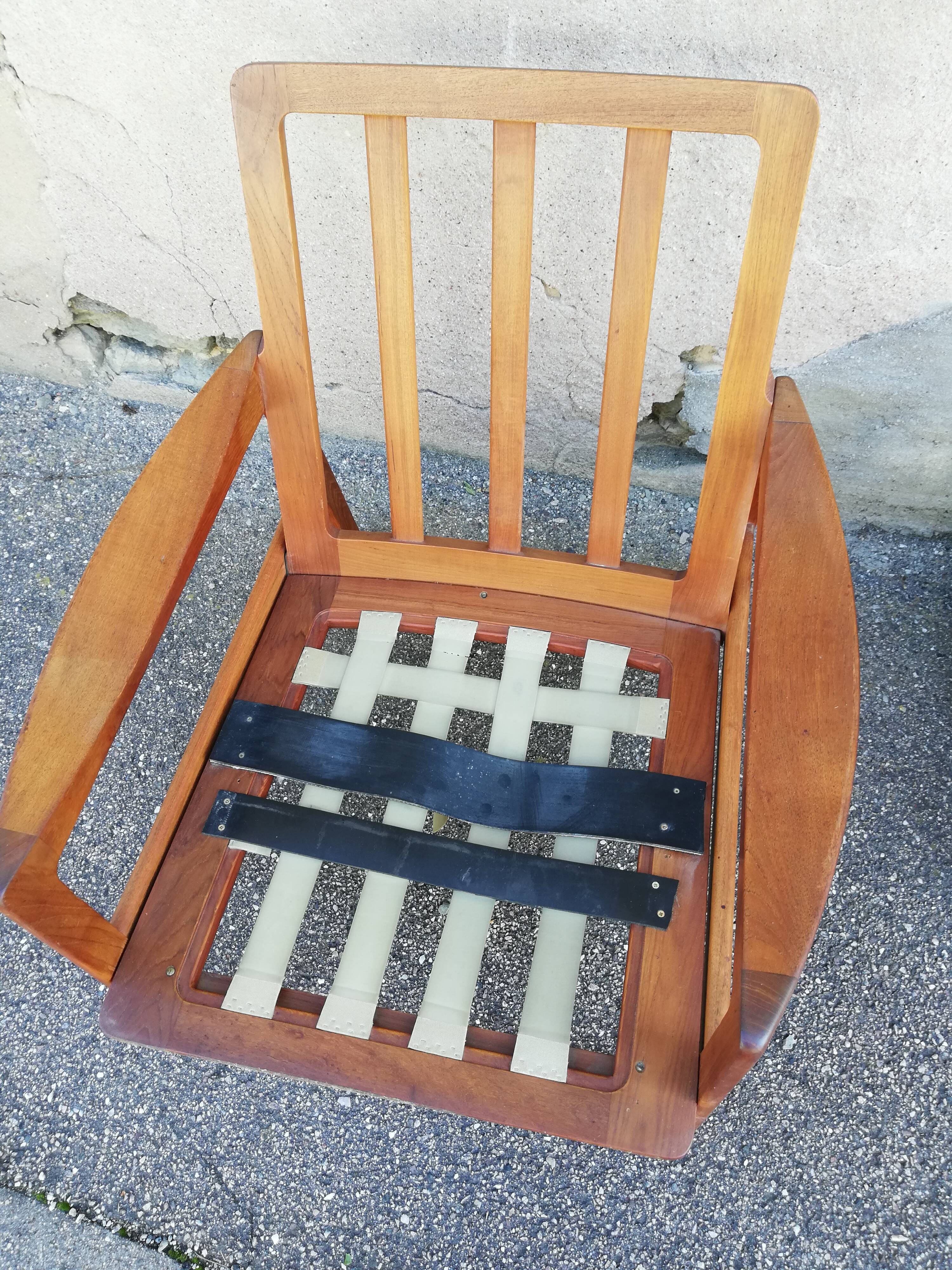Scandinavian teak armchair