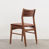 Set of six beech chairs, Danish design, 70s, made in Denmark