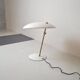 Mid-Century table lamp in aluminium and brass, Italy, 1950s