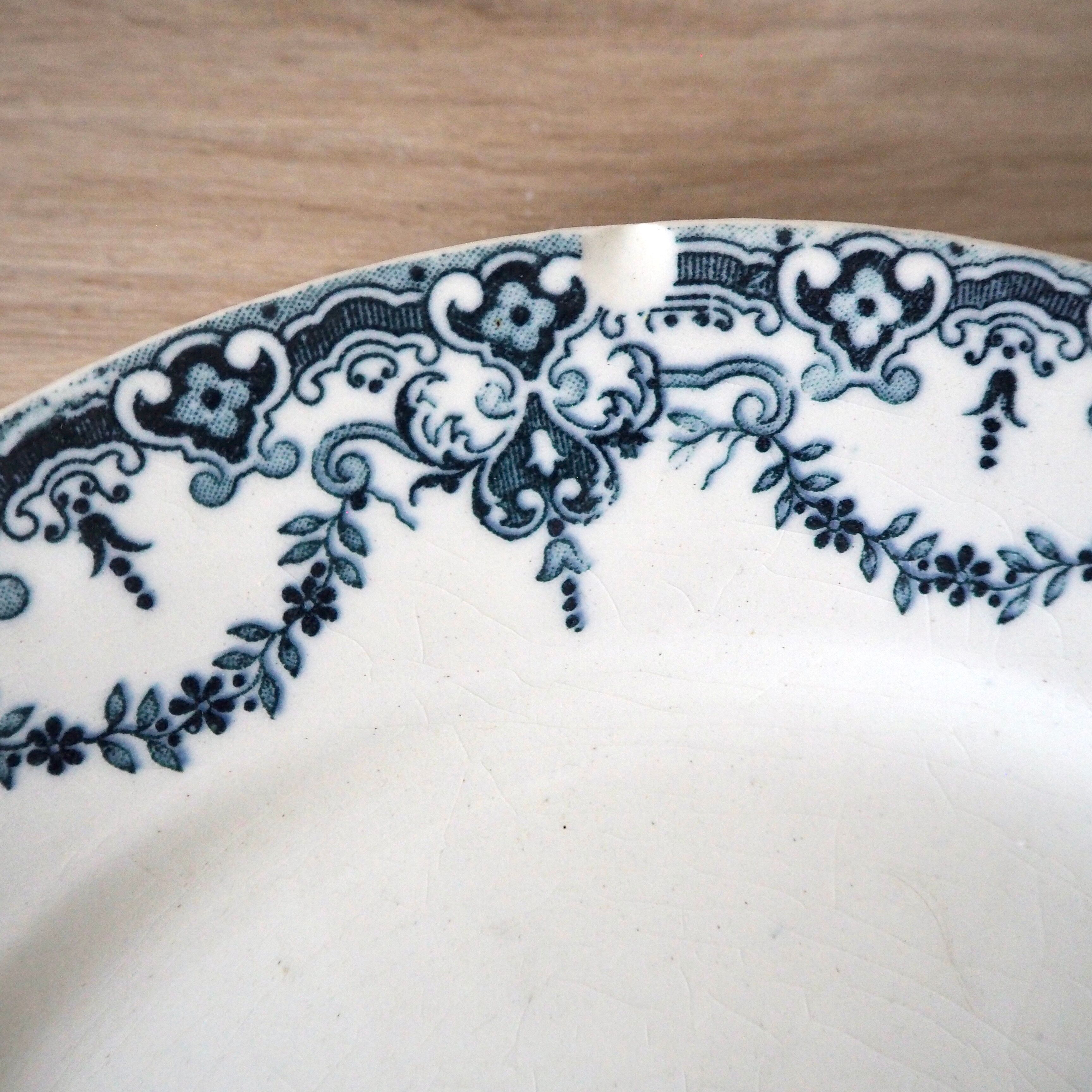 Set de 5 assiettes dépareillées Terre de Fer