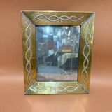 brass mirror attributed to christian echoueyres