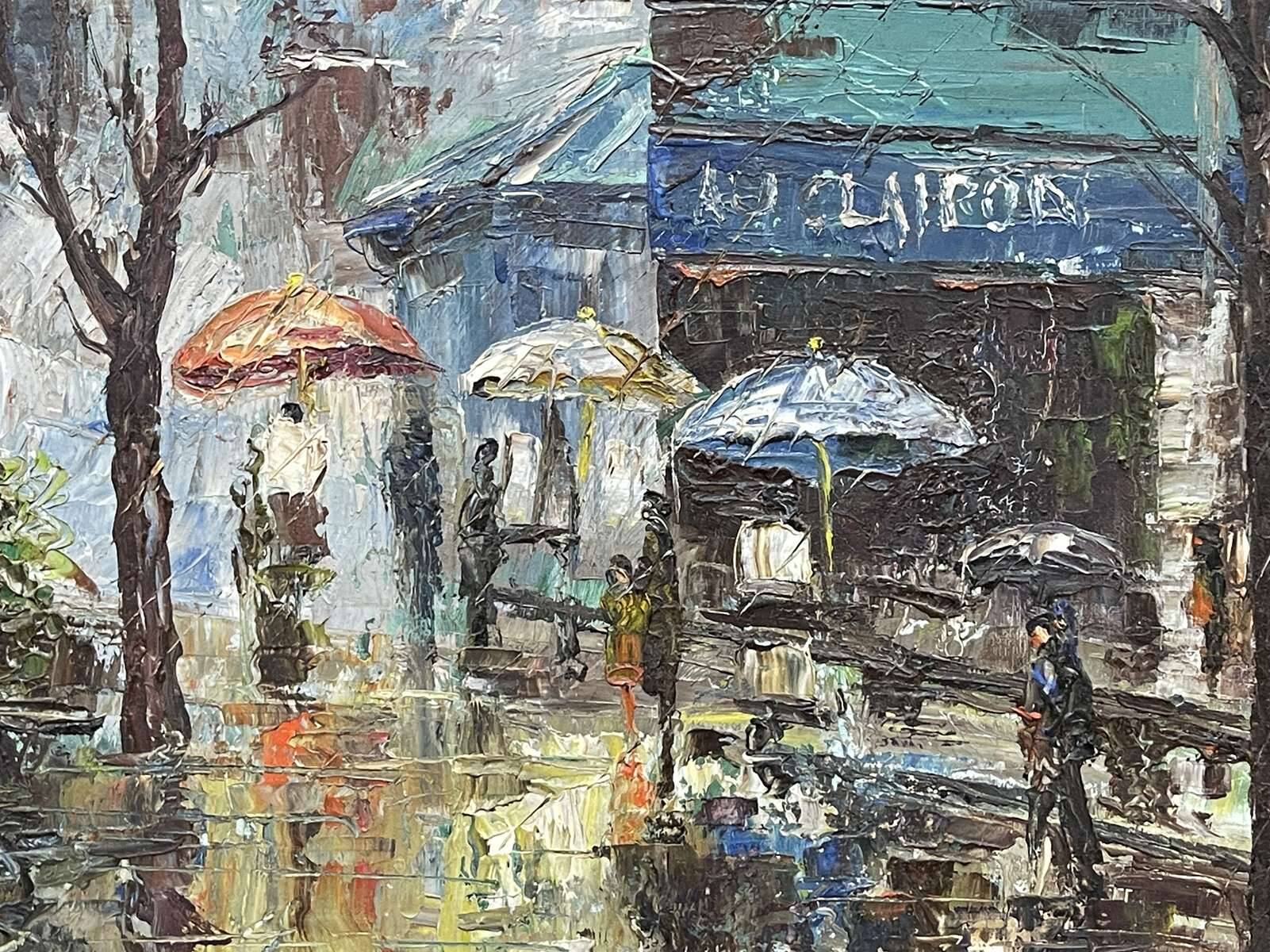 Oil on canvas by Benoît Gebelin (20th century) and dated 1965.