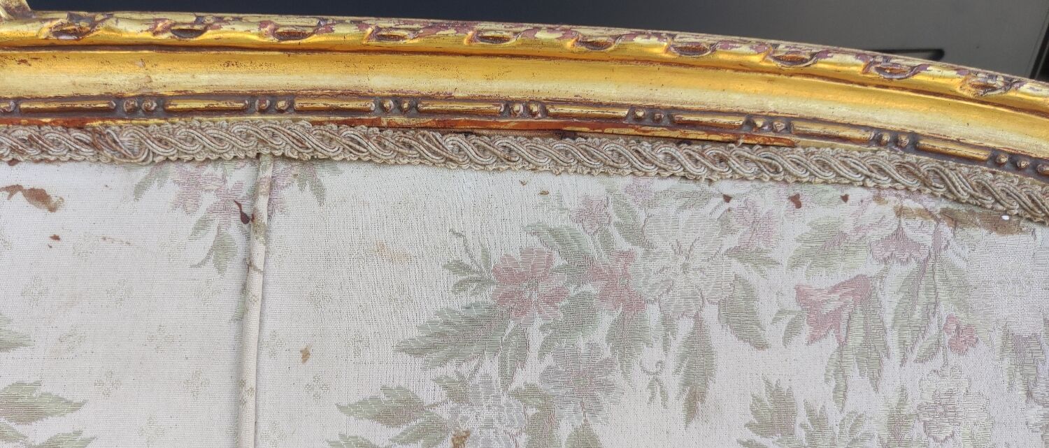 Old Louis XVI style bench