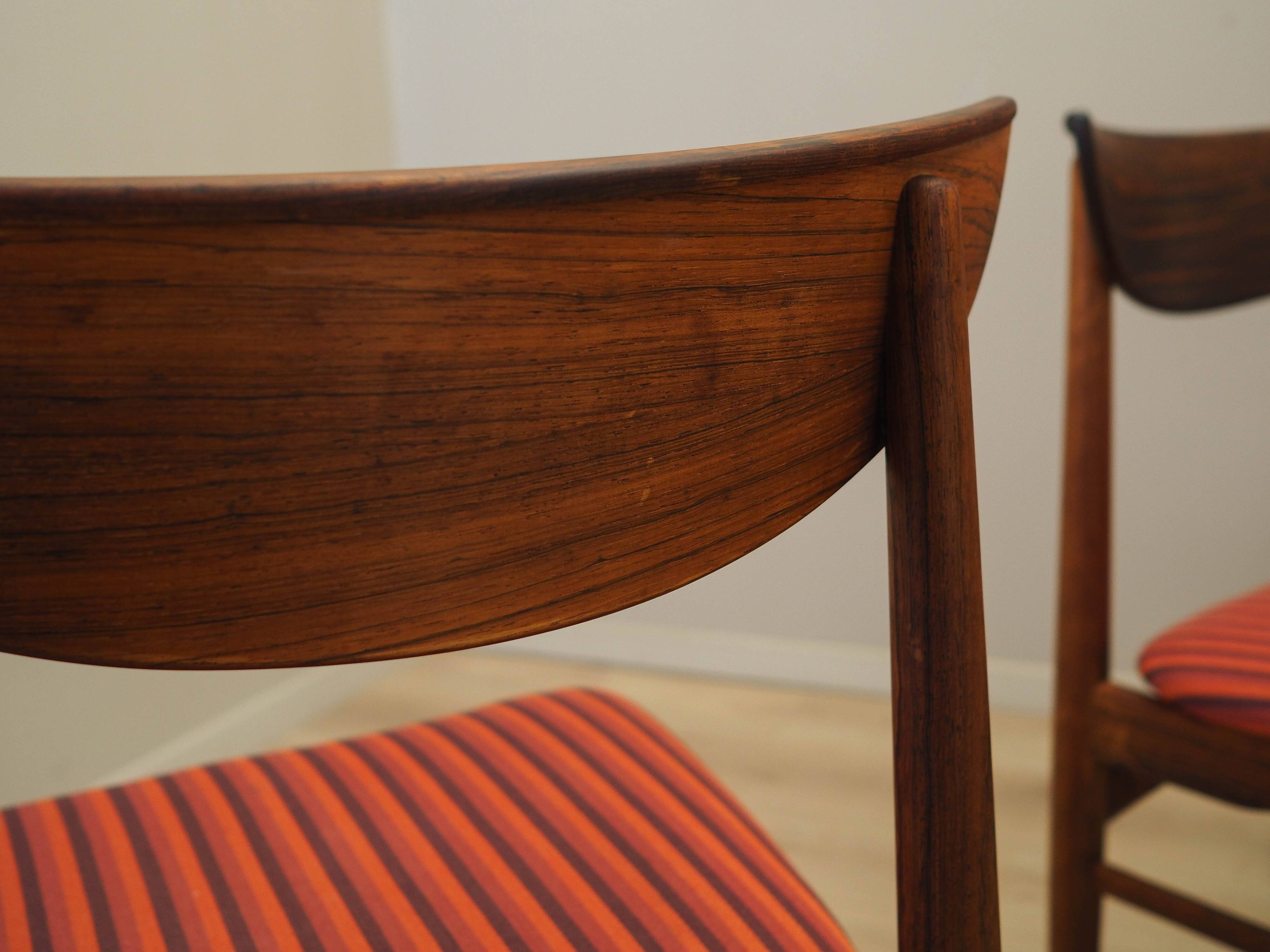 Set of six rosewood chairs, Danish design, 1970s,  Skovby Møbelfabrik
