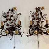 Paire d’appliques murales