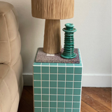 VColumn - turquoise blue/white