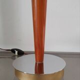 Conical lamp and acrylic lampshade 1970 Scandinavian