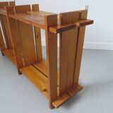 Scandinavian solid wood shelf 60 70s