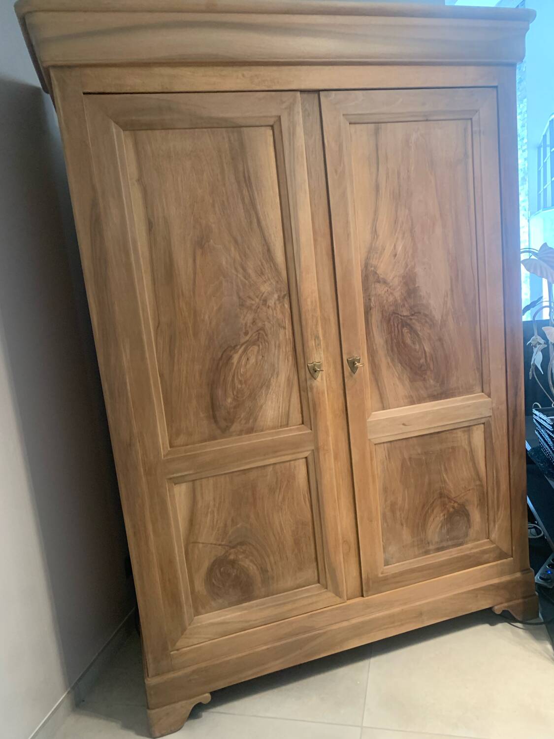 Walnut wardrobe