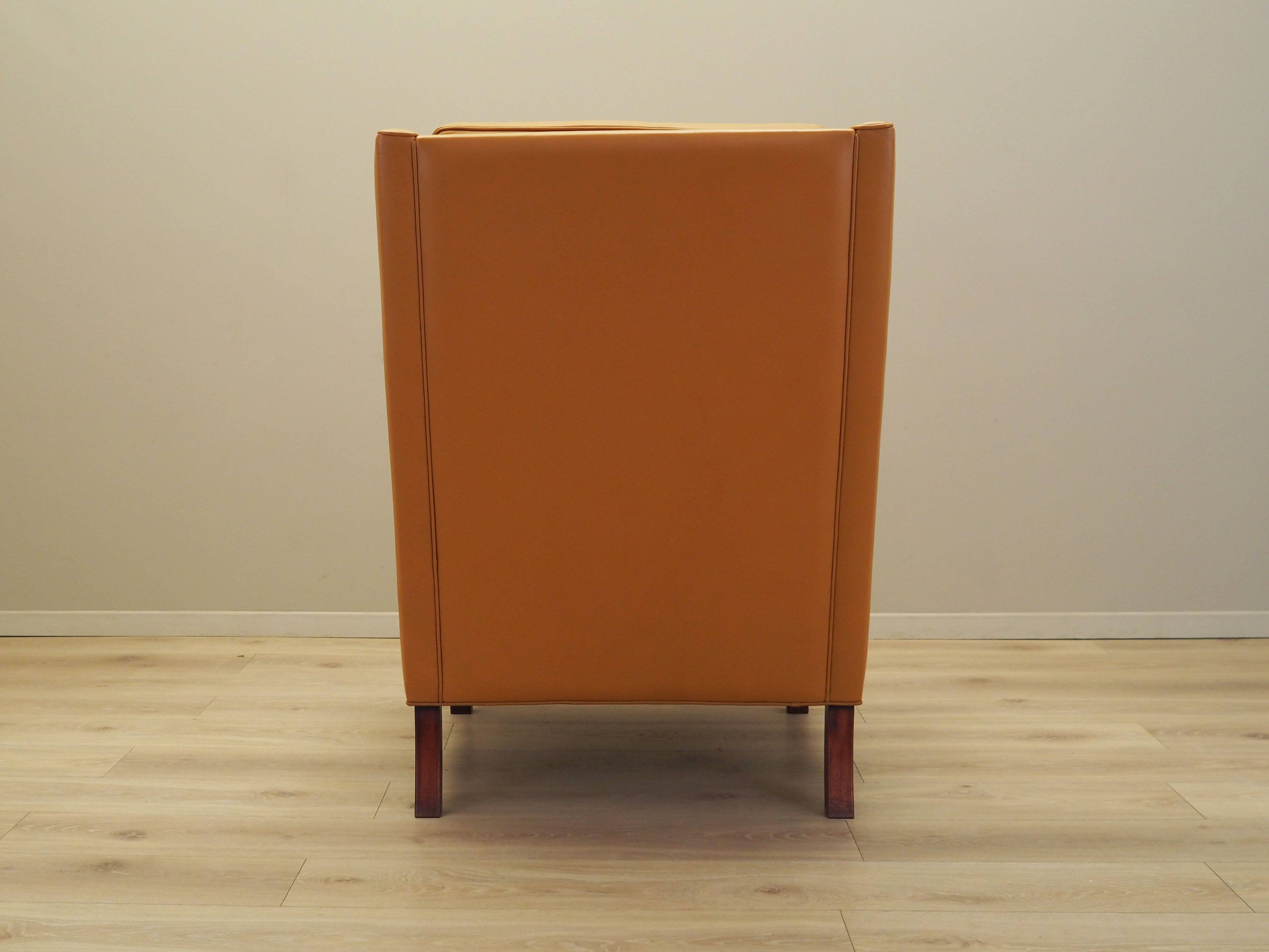 Orange armchair, Danish design, 1970s, production: Denmark