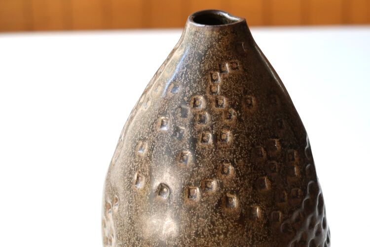 Vase en céramique de Jean Cacheleux années 70