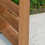 Solid wood bookcase shelf