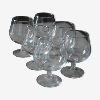 6 verres à Cognac