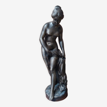 Statue "Exit from the bath" in reconstituted marble powder