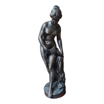 Statue "Exit from the bath" in reconstituted marble powder