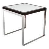 Design Cube Table in Chrom Rosewood 81cm