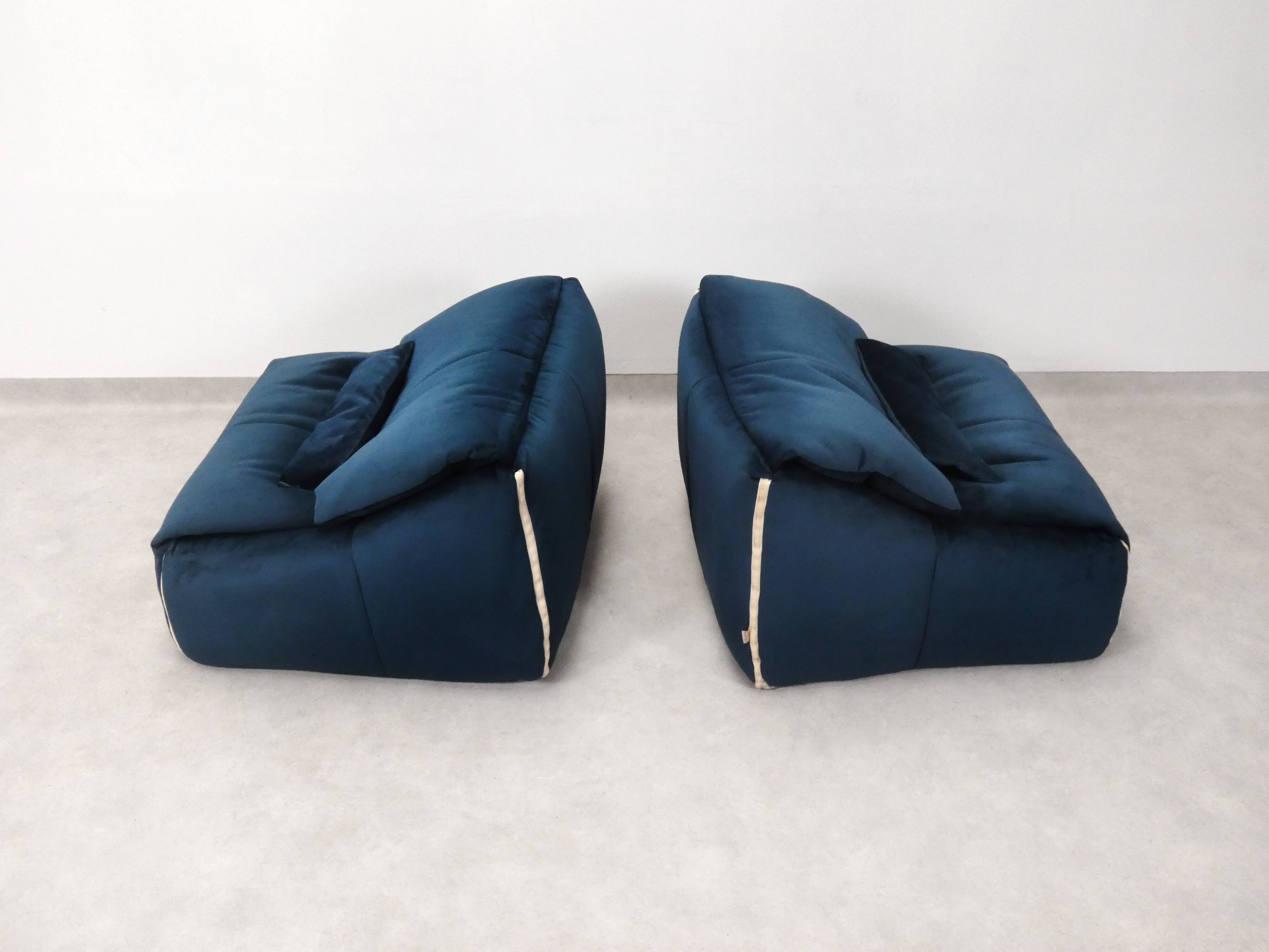 Plumy armchairs - Annie Hiéronimus for Cinna