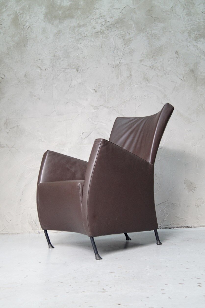 Leather Windy easy chair by Gijs Papavoine for Montis, 1990s