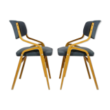 Czech Bent Plywood Chairs from Holesov, 1970 s, Set of 4