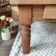 Farmhouse coffee table in oak