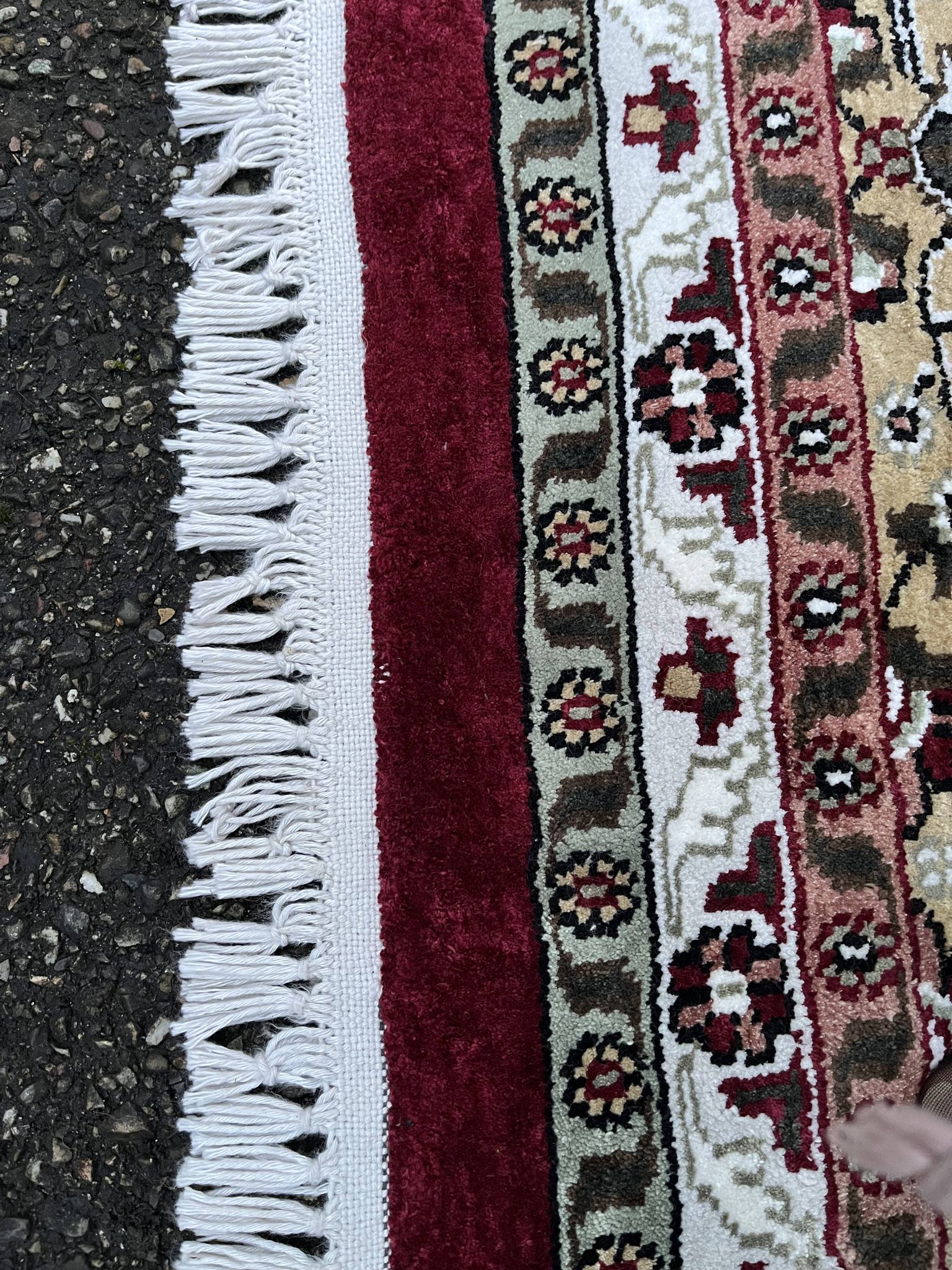 Pakistani carpet Silk wool 383x281cm