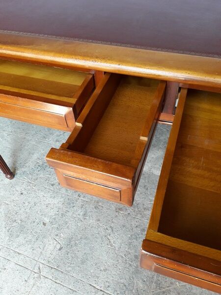 St Louis 16th solid cherry writing desk mid 20th century