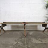 Military folding camp bed