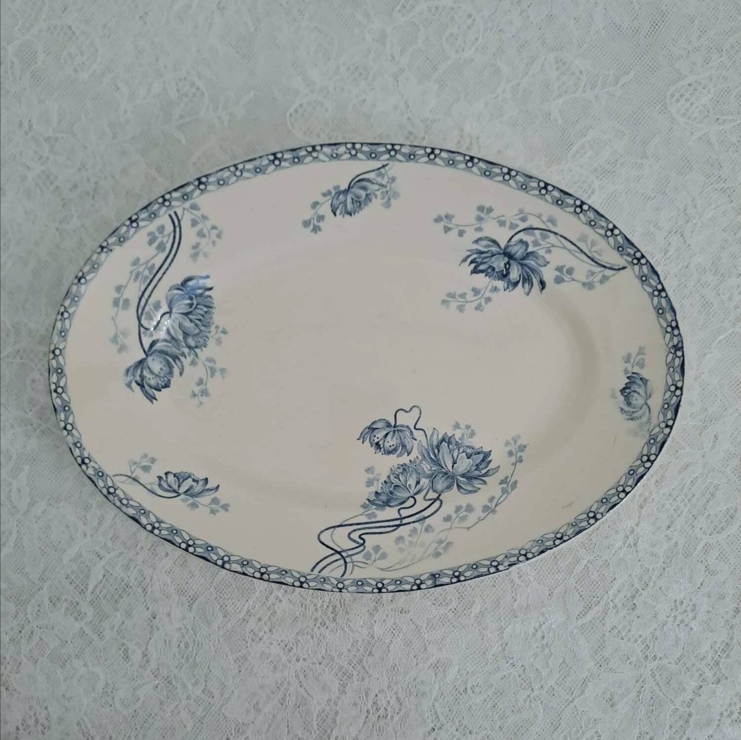 Sarreguemines "Royat" oval dish