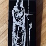 Religious ceramic wall plaque