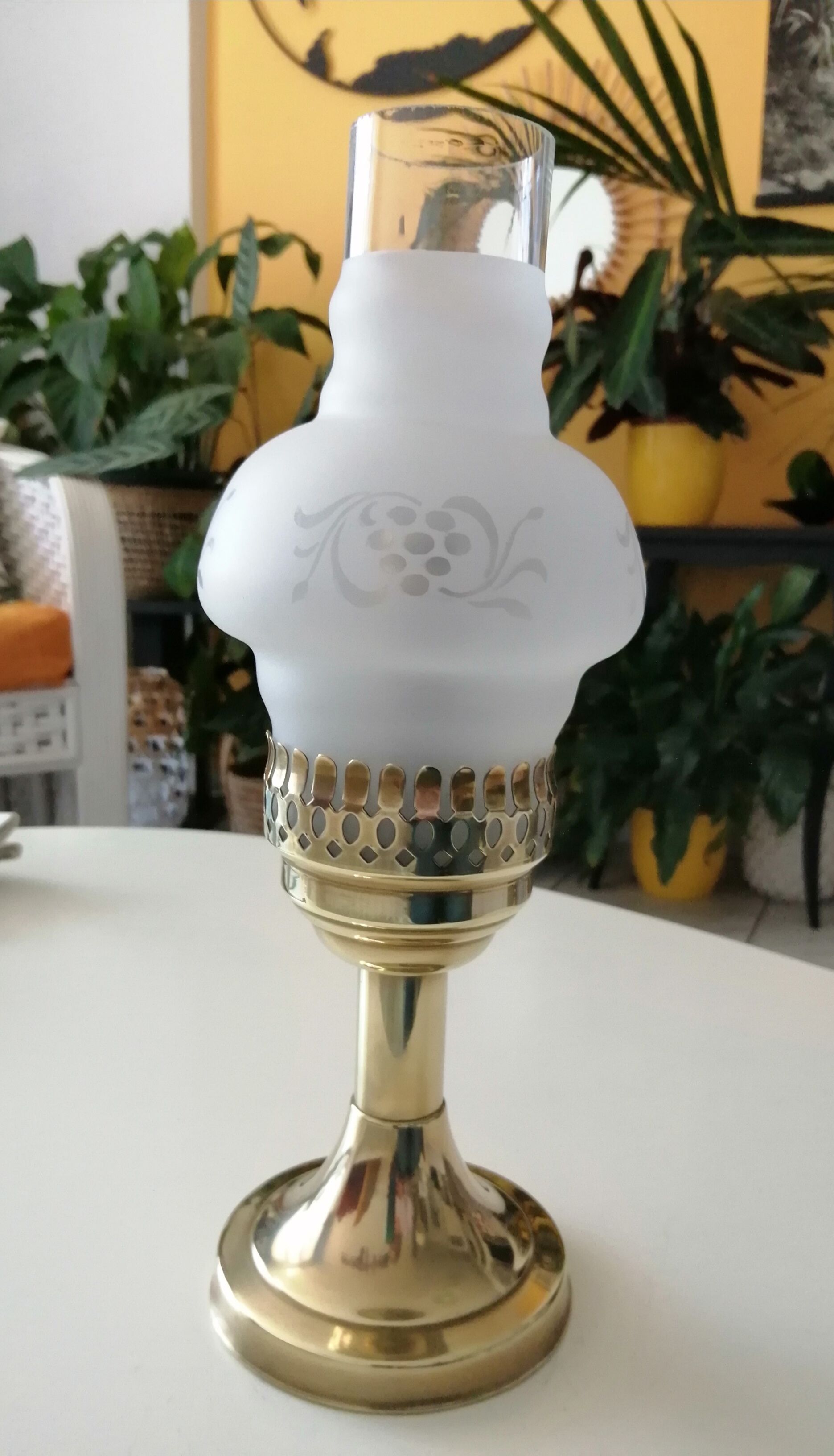 English candle lamp