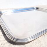 Antique silver-plated Puiforcat serving tray