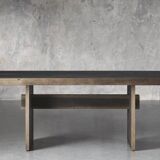 Arhaus solid oak table