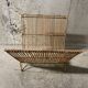 Rattan magazine rack from the 60s