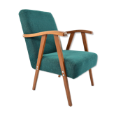 Fauteuil courbé vert