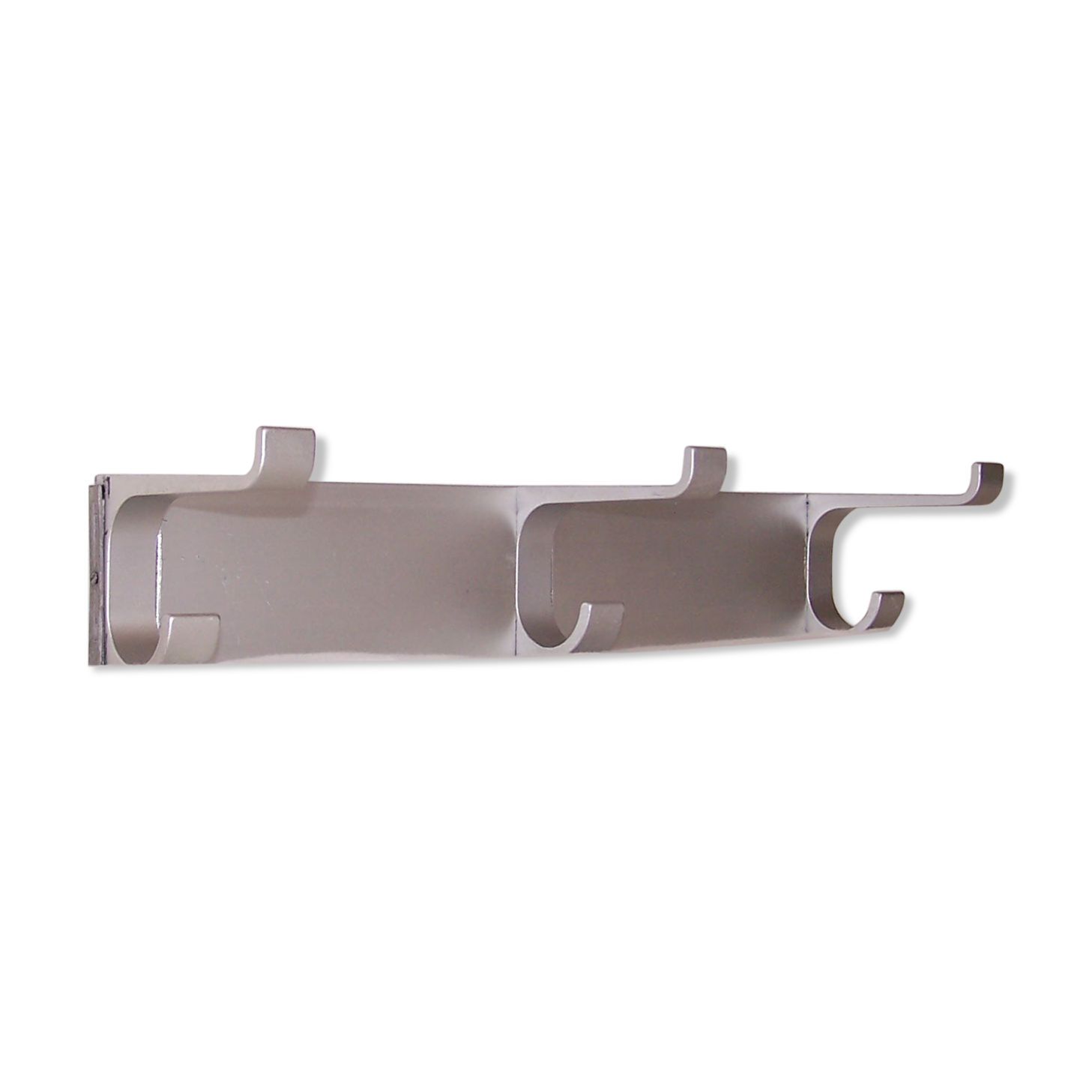 Porte-manteau aluminium années 70