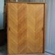 Vintage wardrobe with 2 sliding doors