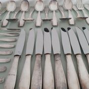 François Frionnet Art Deco silver-plated cutlery set