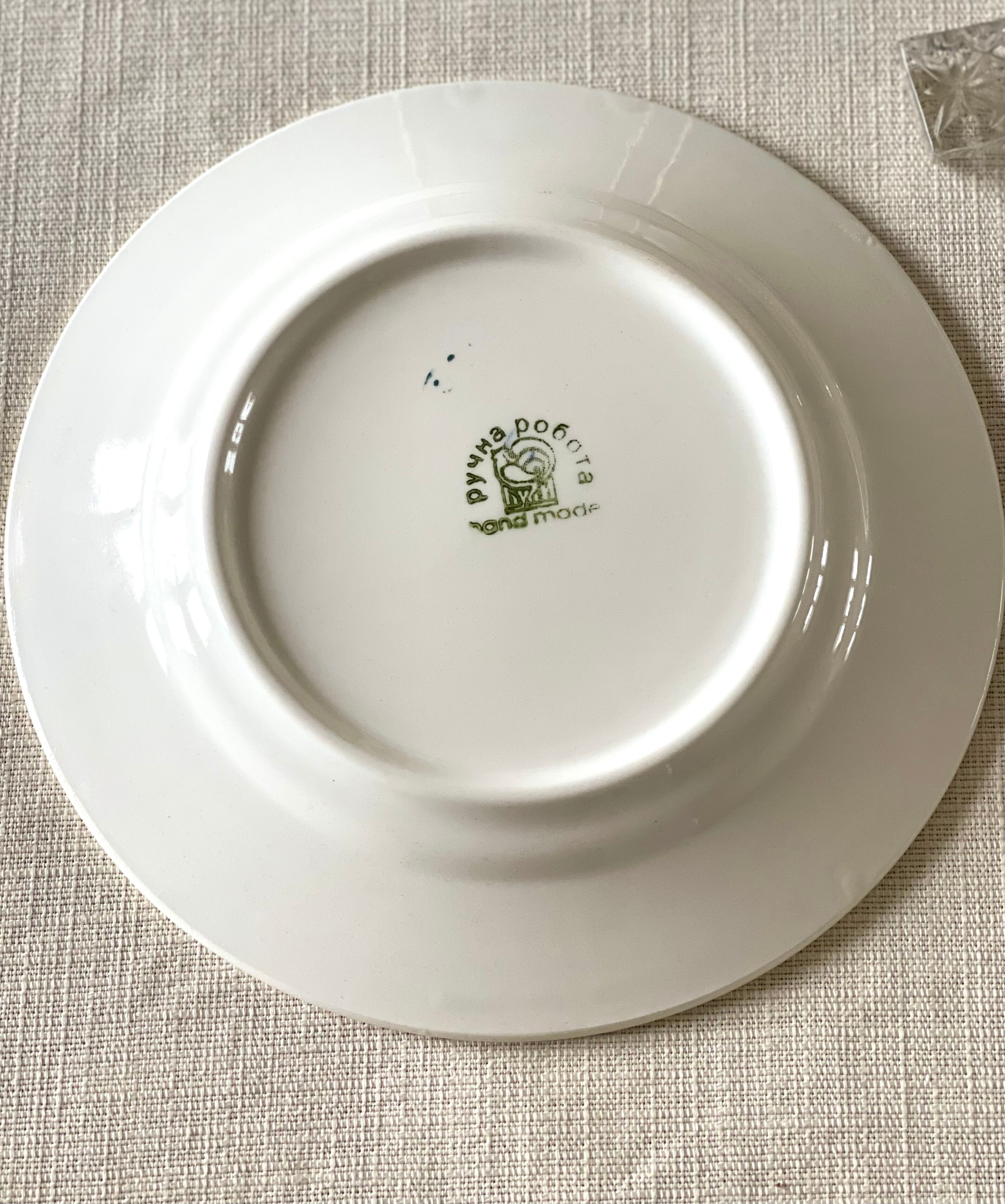 6 vintage Slave dessert plates